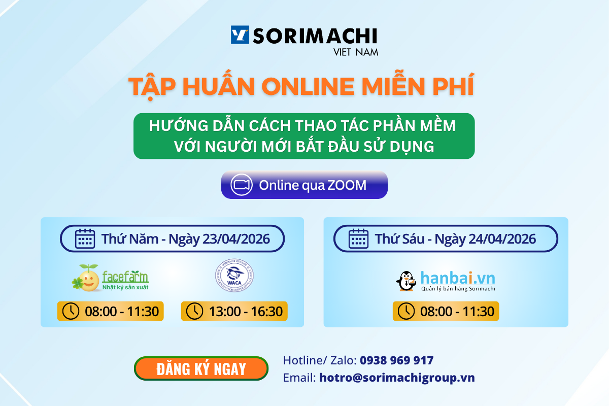 THÔNG BÁO LỊCH TẬP HUẤN ONLINE MIỄN PHÍ